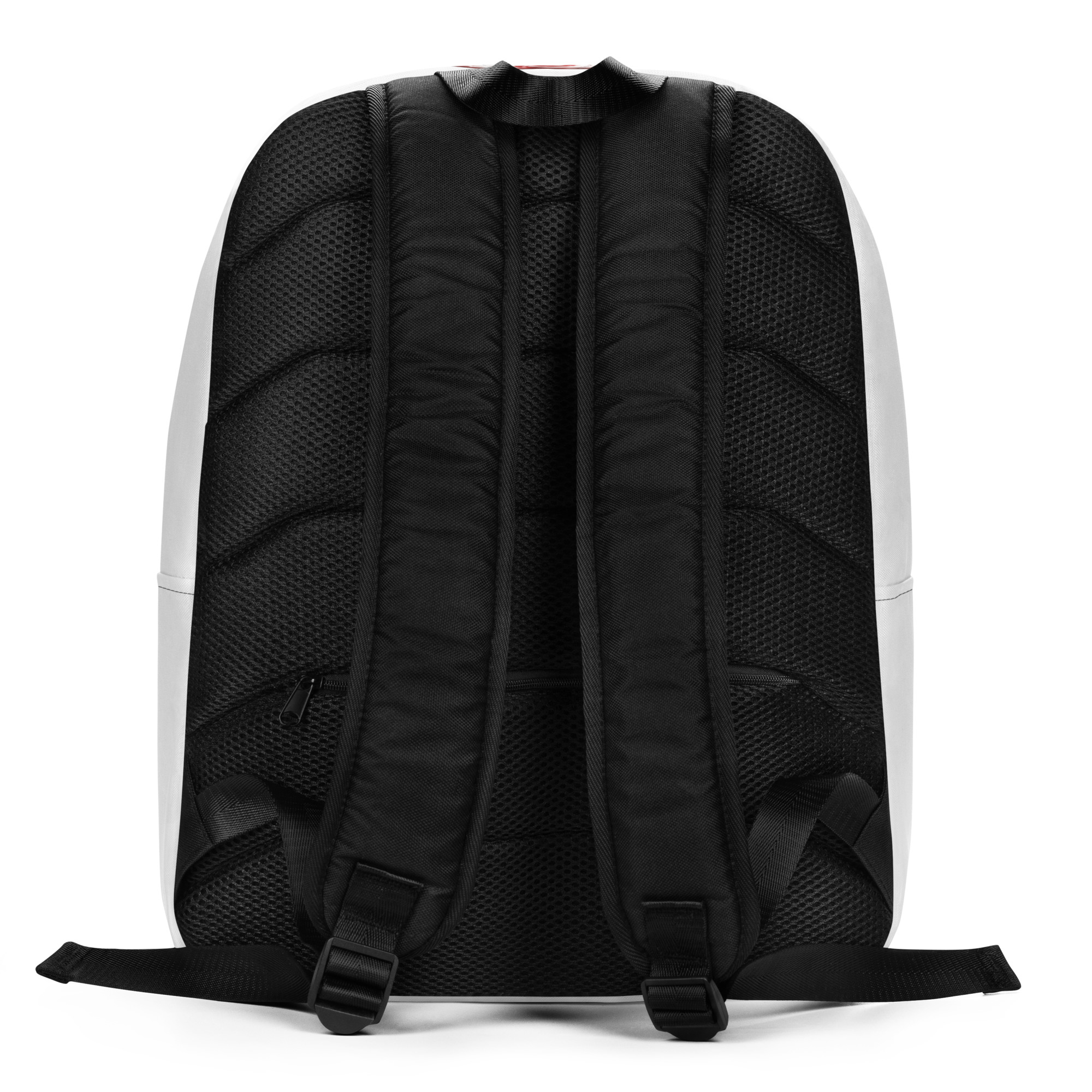 Gifted Blood Universe minimalist backpack — white — official GBU merchandise